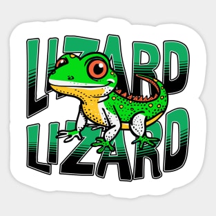 Funny Weirdcore Lizard Meme – Cute Retro Animal Design for Women & Men Sticker